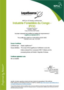 Certificat IFCO LegalSource™